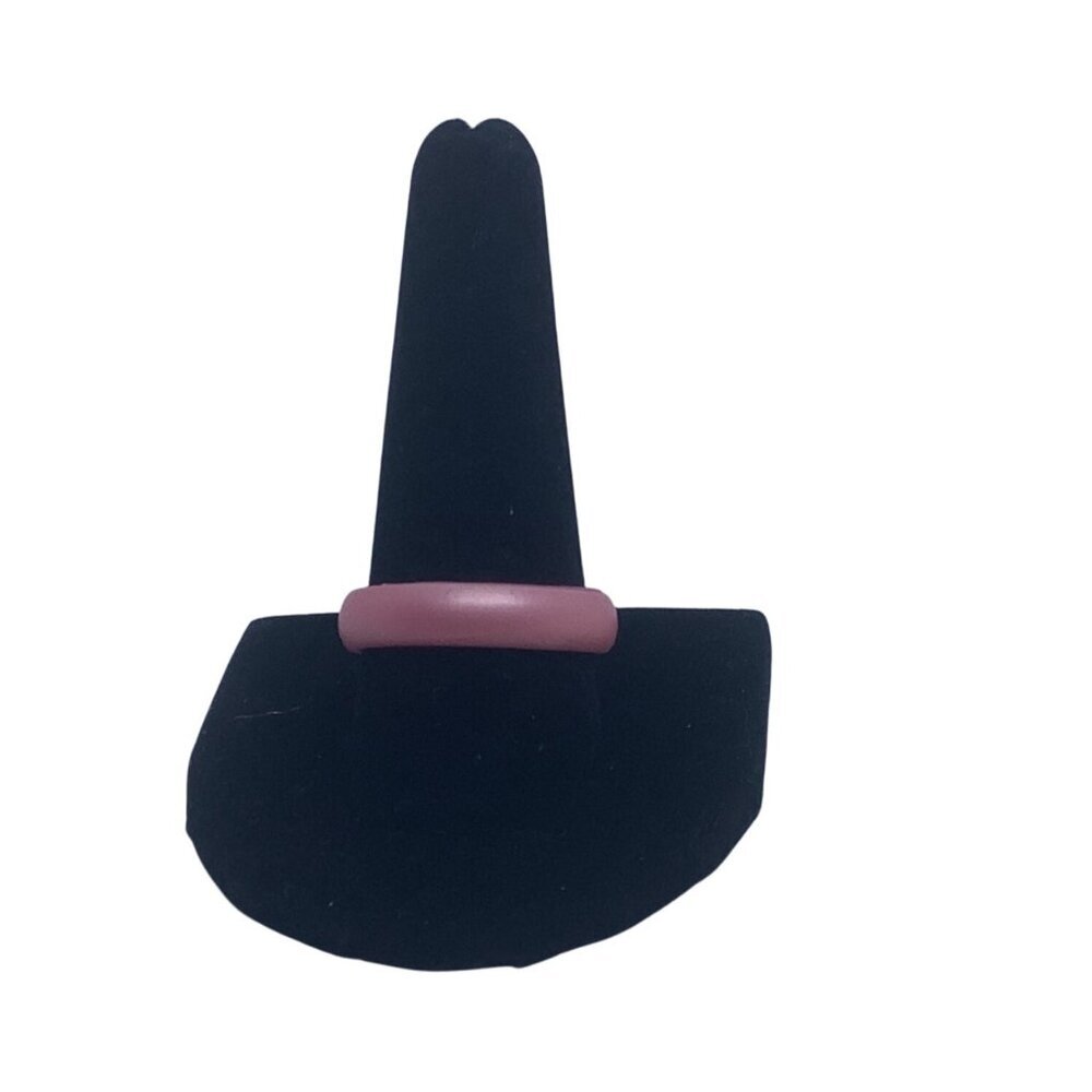 Silicone Wedding Ring Women's Rubber Band‎ Metal Pink Size 11 Fashion Jewelry
